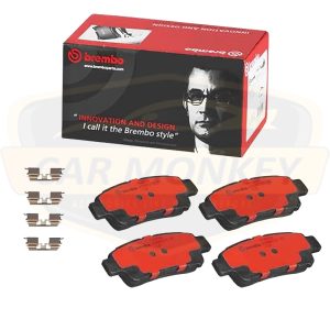 Brembo P83056N Prime Ceramic Rear Brake Pads